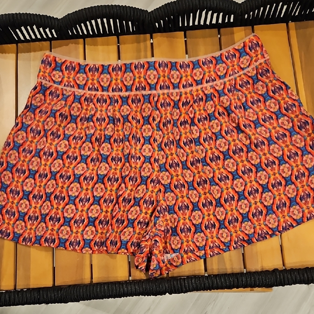 Forever 21 Red and Blue Athletic Shorts